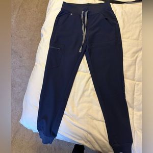 Figs Navy Blue Track Pants